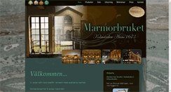 Desktop Screenshot of marmorbruket.se
